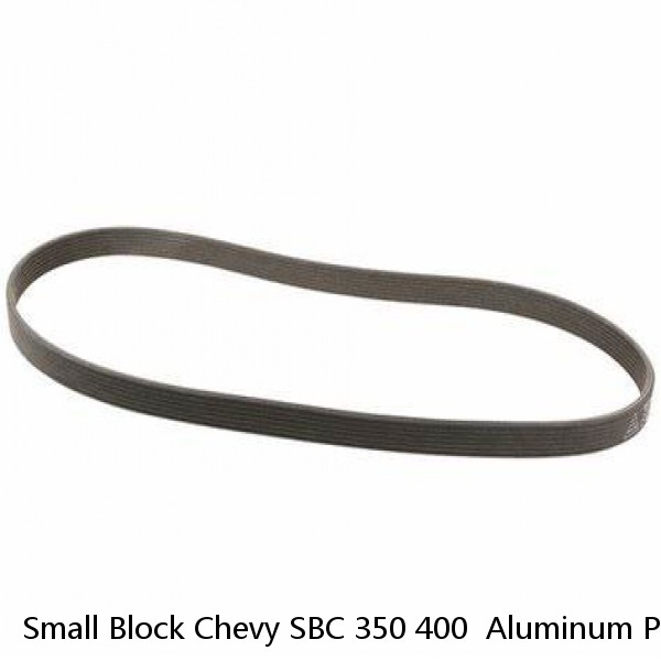 Small Block Chevy SBC 350 400  Aluminum Pulley Kit V-Belt Long Water Pump SBC V8