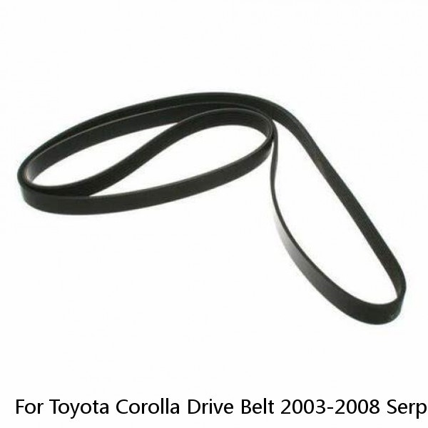For Toyota Corolla Drive Belt 2003-2008 Serpentine Belt 6 Ribs Main Drive (Fits: Toyota) #1 small image