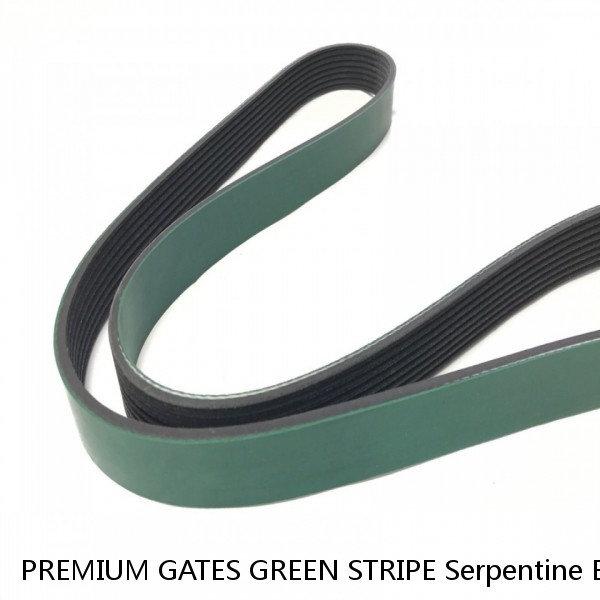 PREMIUM GATES GREEN STRIPE Serpentine Belt-Premium OE Micro-V Belt Gates K080580 #1 small image