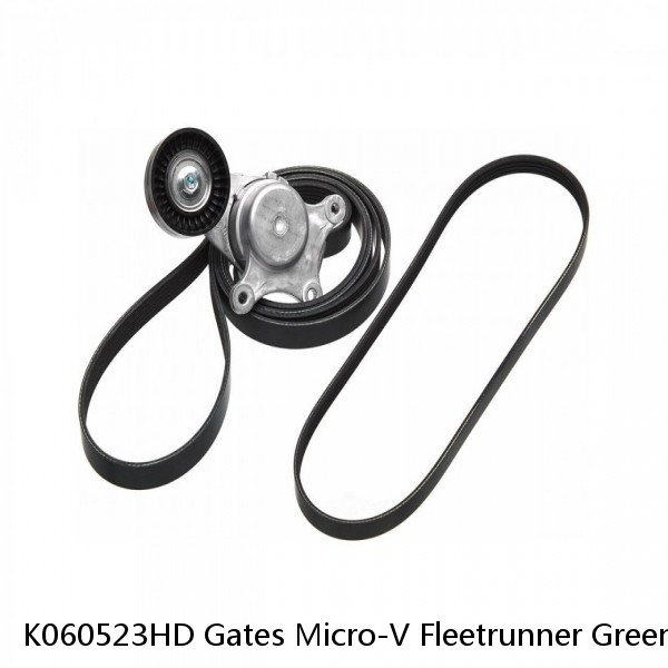 K060523HD Gates Micro-V Fleetrunner Green Stripe Serpentine Belt Made In Mexico #1 small image