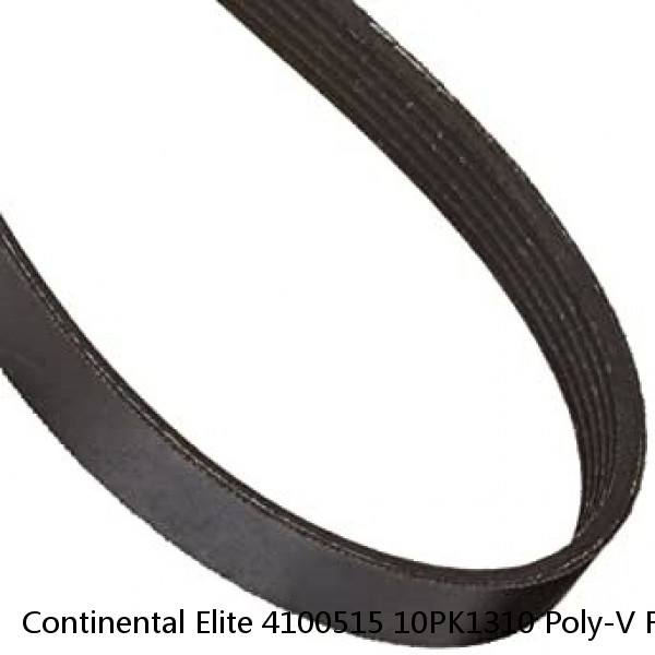 Continental Elite 4100515 10PK1310 Poly-V Fan Belt with Quiet Channel Technology #1 small image