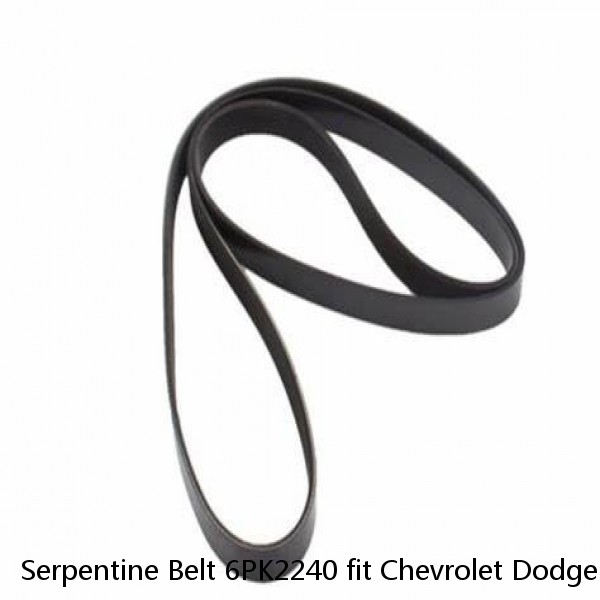 Serpentine Belt 6PK2240 fit Chevrolet Dodge Ford GMC Jeep Mazda Toyota 2.0L-5.7L (Fits: Toyota) #1 image