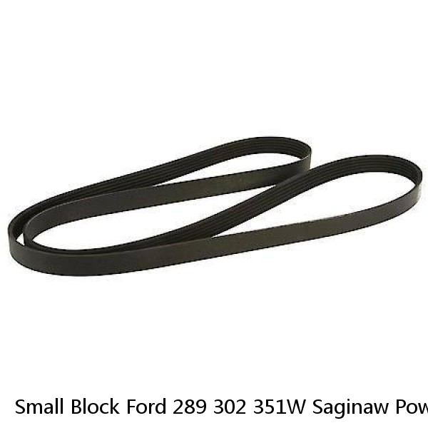 Small Block Ford 289 302 351W Saginaw Power Steering Bracket Billet SBF V-Belt #1 image